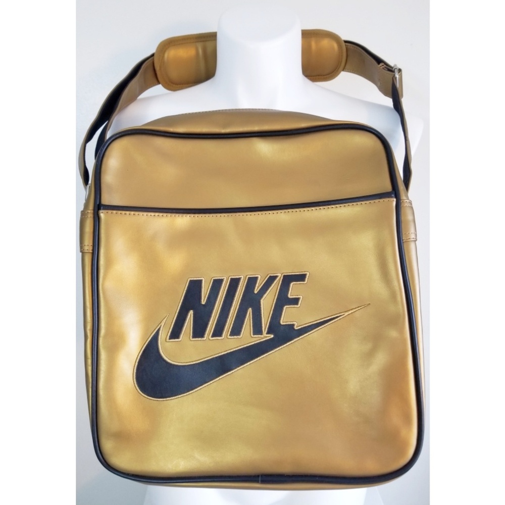 💰 RARE Unisex Gold Nike Crossbody Bag 💰